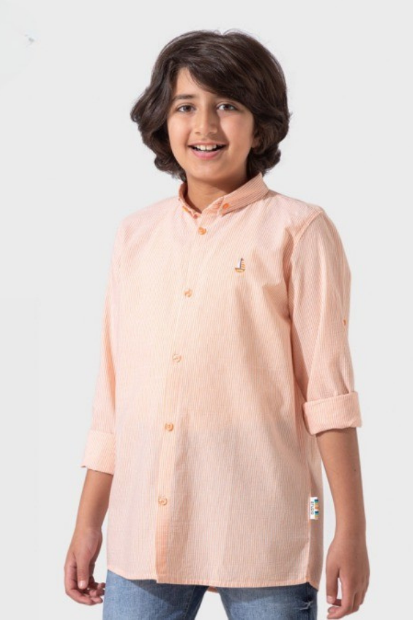 Orange shirt