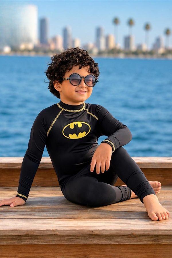 Batman-swim suit