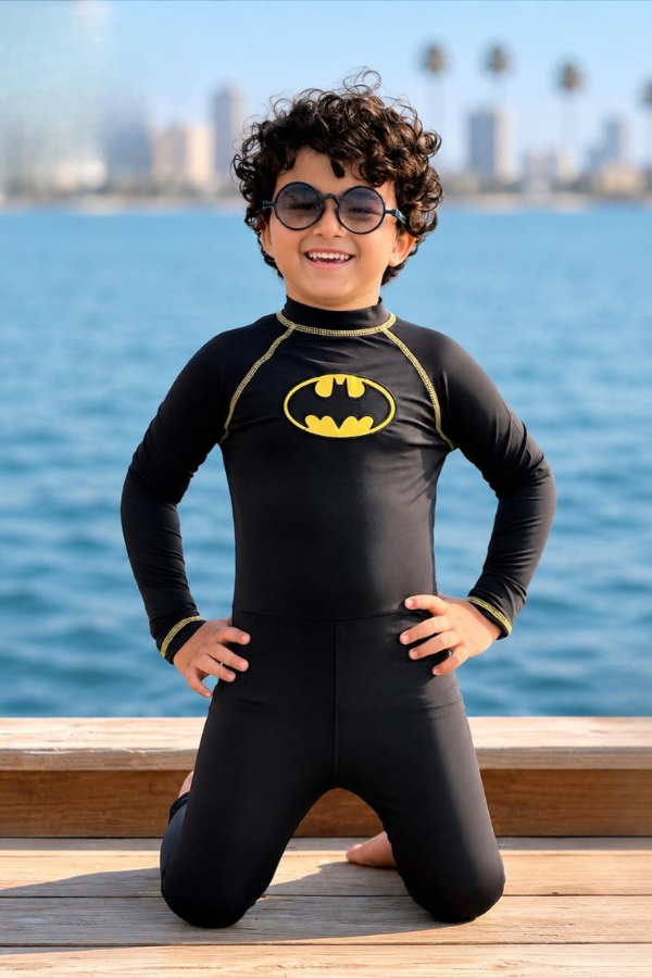 Batman-swim suit