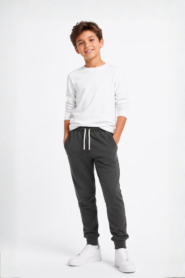 Dark-Grey Sweat Pants