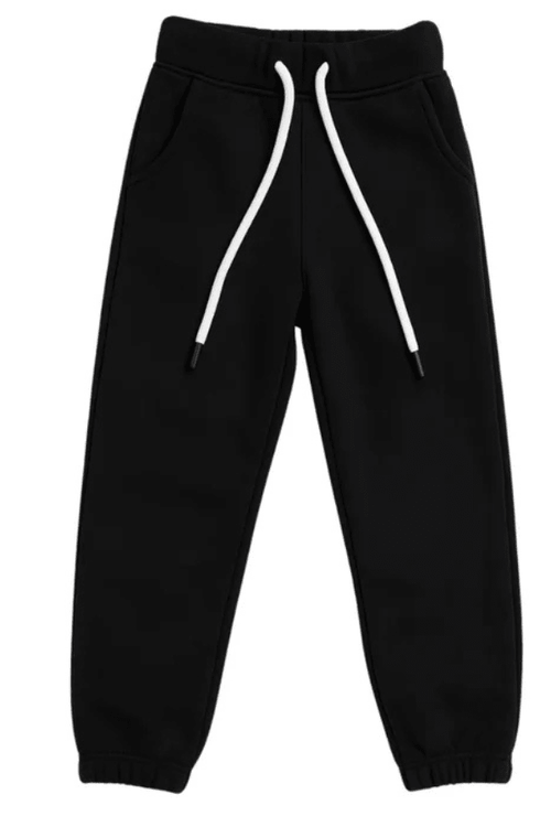 Black sweat pants - Yobe kids