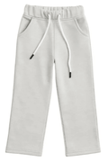 grey wide-leg sweat pants - Yobe kids