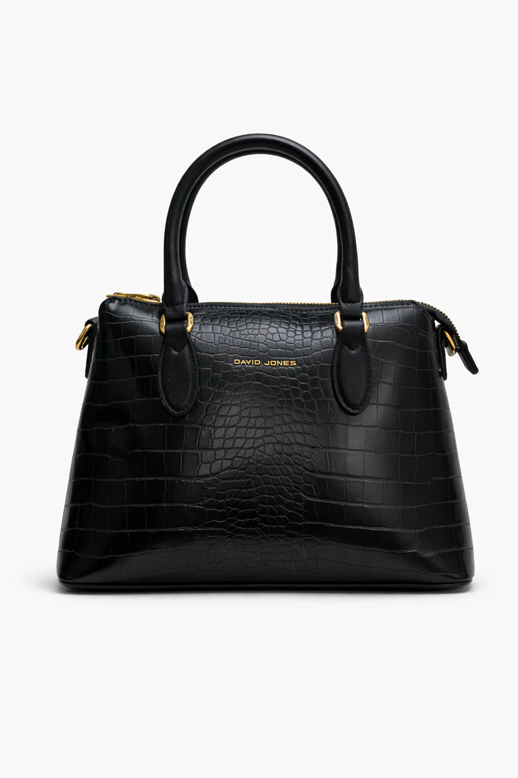 DAVID JONES synthetic croco handbag