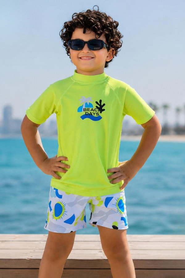 Wave -swim suit