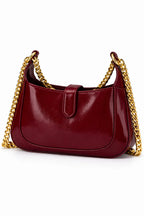 Gucci Jackie Notte Mini Bag in Crinkled Patent Leather
