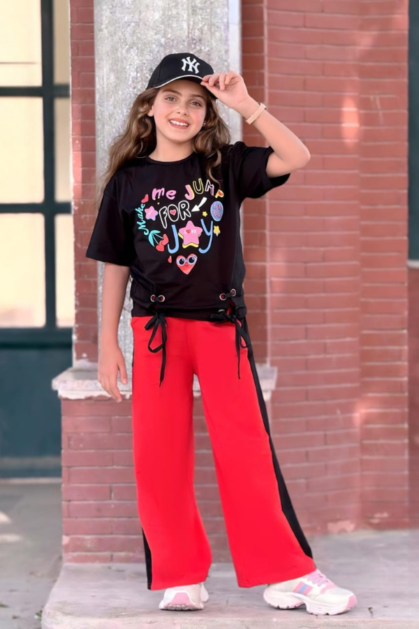 Red and black