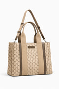 David Jones Monogram Canvas Tote Bag