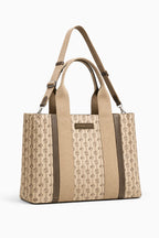 David Jones Monogram Canvas Tote Bag