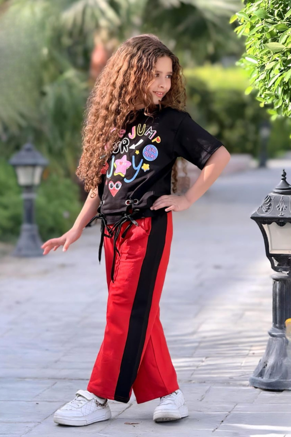 Red and black