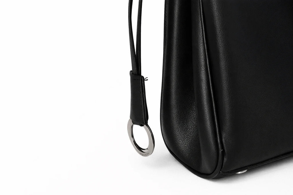 Classic Black Leather Tote by Balenciaga