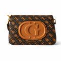 GUESS Womens Eco Mietta Flap Shoulder Bag
