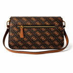 GUESS Womens Eco Mietta Flap Shoulder Bag