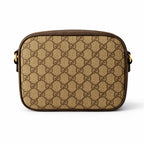 Gucci Small Beige/Brown GG Canvas Shoulder Bag