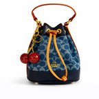 Coach Mini Bucket Bag In Signature Denim