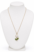White Rose Stainless Steel Necklace