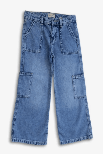 wide-leg cargo jeans - Yobe kids