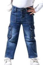 wide-leg cargo Jeans