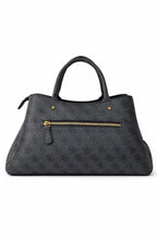 GUESS Quattro G Logo Printed Satchel Bag