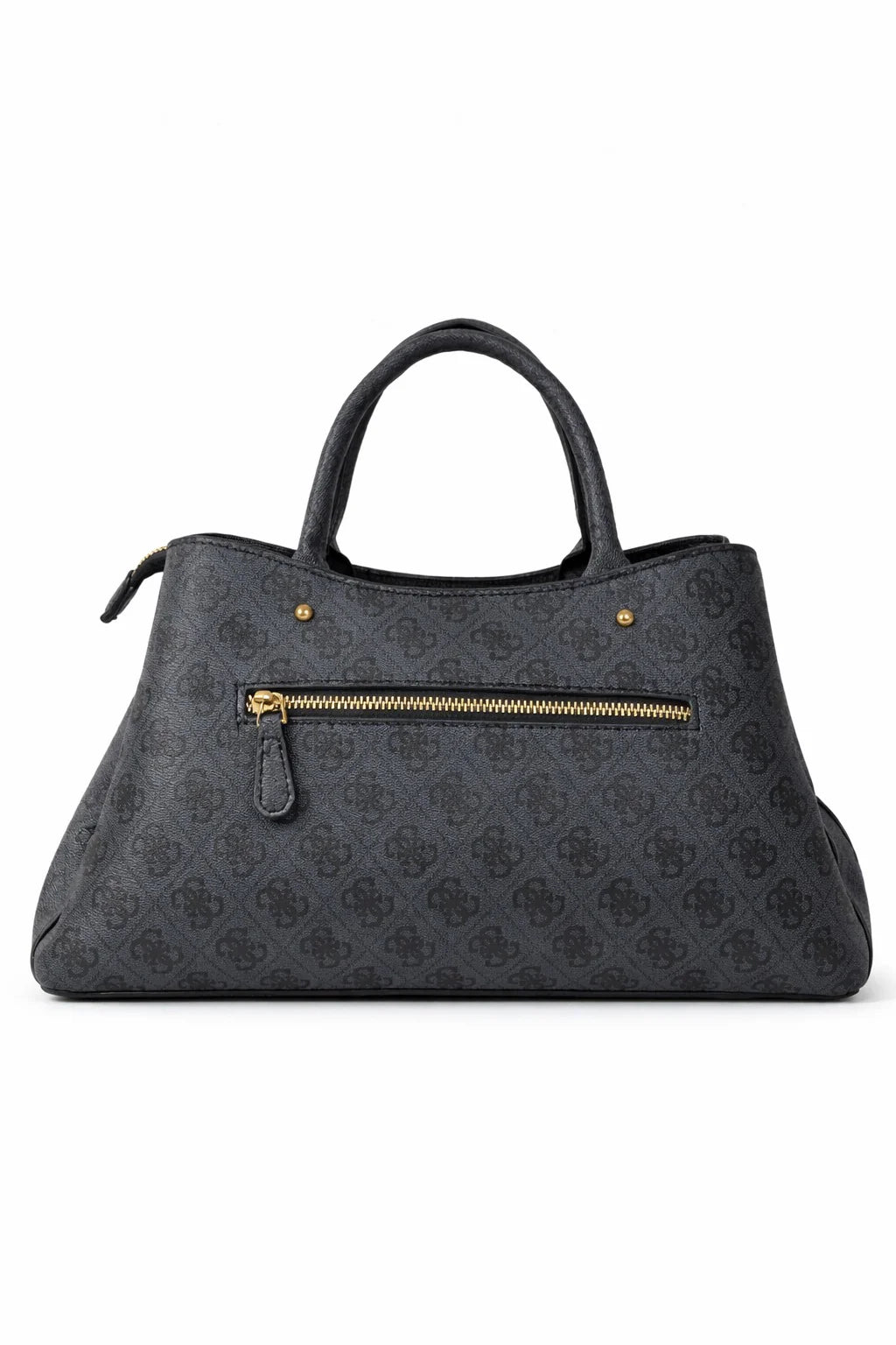 GUESS Quattro G Logo Printed Satchel Bag