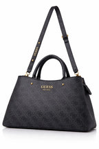 GUESS Quattro G Logo Printed Satchel Bag