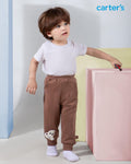 Brown-Sweat Pants