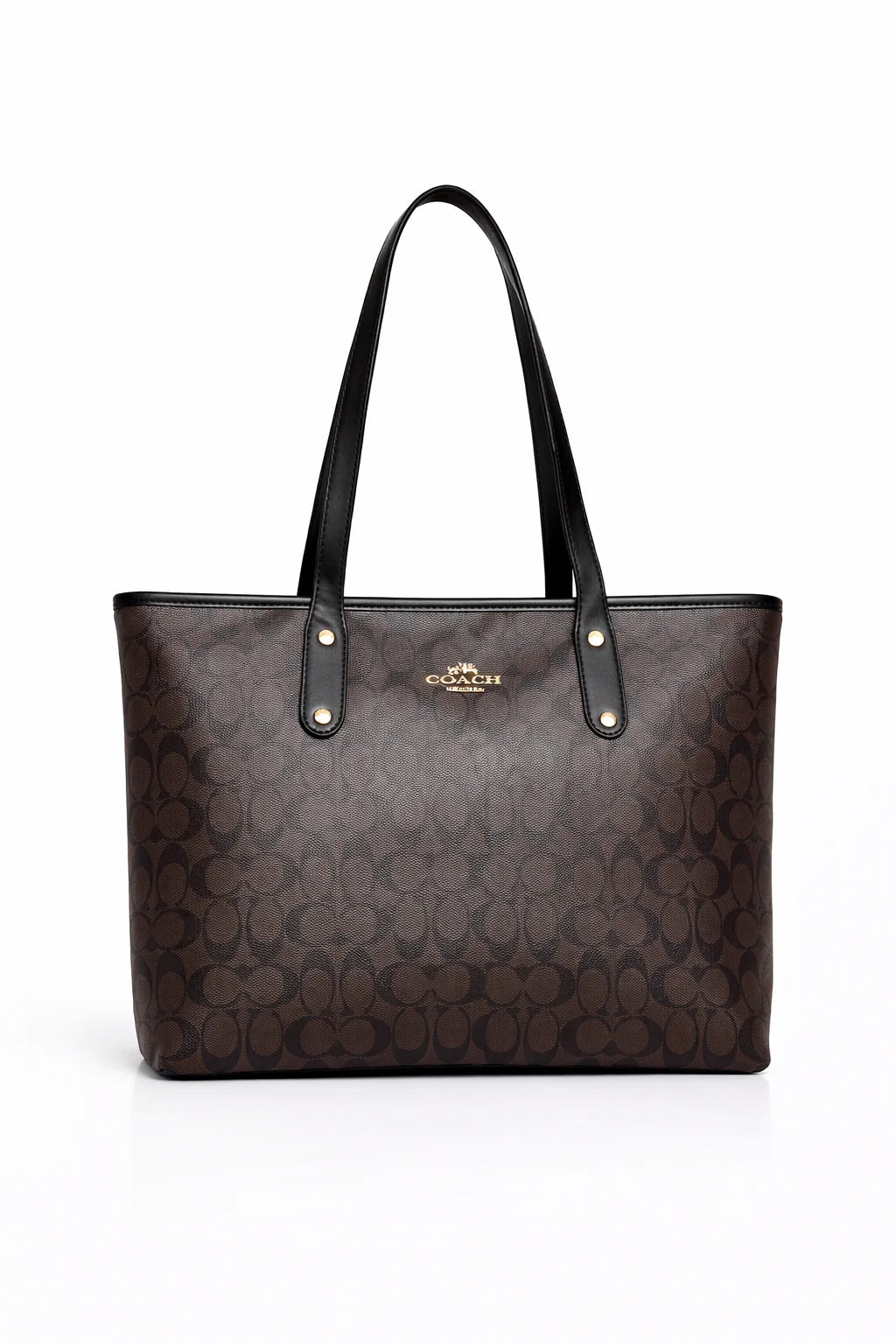 Coach City Zip Tote In Signature Canvas