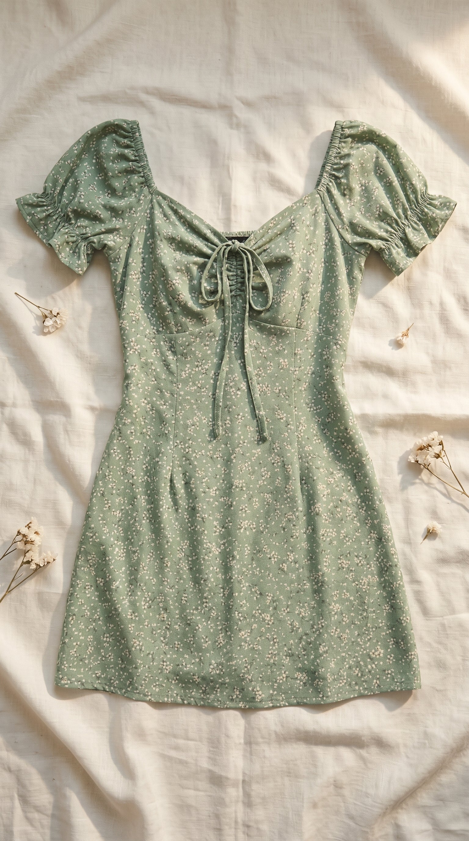 Green Floral Dress